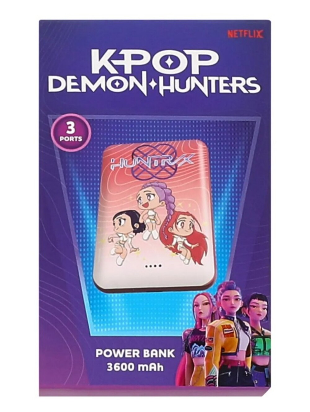 KPOP Demon Hunters Huntix Gradient Power Bank 3600mAh